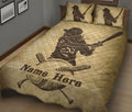 Ohaprints-Quilt-Bed-Set-Pillowcase-Softball-Batter-Player-Sport-Lover-Fan-Gift-Vintage-Custom-Personalized-Name-Blanket-Bedspread-Bedding-2856-King (90'' x 100'')