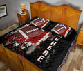 Ohaprints-Quilt-Bed-Set-Pillowcase-Football-Ball-American-Us-Flag-Gift-For-Sport-Lover-Custom-Personalized-Name-Blanket-Bedspread-Bedding-3151-King (90'' x 100'')