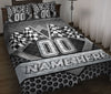Ohaprints-Quilt-Bed-Set-Pillowcase-Racing-Checkered-Flag-Racer-Sport-Custom-Personalized-Name-Number-Blanket-Bedspread-Bedding-3357-Throw (55&#39;&#39; x 60&#39;&#39;)