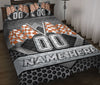 Ohaprints-Quilt-Bed-Set-Pillowcase-Racing-Orange-Checkered-Flag-Sport-Custom-Personalized-Name-Number-Blanket-Bedspread-Bedding-3358-Throw (55&#39;&#39; x 60&#39;&#39;)