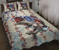 Ohaprints-Quilt-Bed-Set-Pillowcase-Fishing-Fisherman-Big-Bass-Fish-American-Flag-Pattern-Gift-Blanket-Bedspread-Bedding-2247-Throw (55'' x 60'')