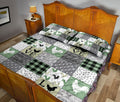 Ohaprints-Quilt-Bed-Set-Pillowcase-Love-Chickens-Patchwork-Pattern-Farm-Animal-Lover-Unique-Gift-Blanket-Bedspread-Bedding-2248-Queen (80'' x 90'')