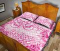 Ohaprints-Quilt-Bed-Set-Pillowcase-Breast-Cancer-Awareness-Hope-Pink-Butterfly-Get-Well-Soon-Gifts-Blanket-Bedspread-Bedding-1265-Queen (80'' x 90'')