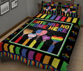 Ohaprints-Quilt-Bed-Set-Pillowcase-Lgbt-Love-Is-Love-Pride-Love-Wins-Hate-Has-No-Home-Here-Blanket-Bedspread-Bedding-1362-King (90'' x 100'')