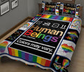 Ohaprints-Quilt-Bed-Set-Pillowcase-Lgbt-Love-Wins-Love-Is-Love-Pride-Gift-Human-Beings-Blanket-Bedspread-Bedding-1951-King (90'' x 100'')