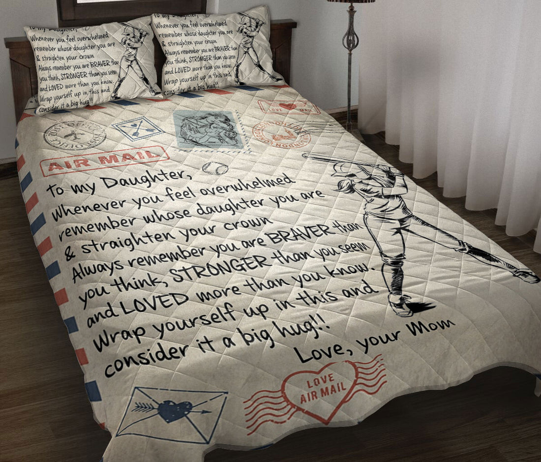 Ohaprints-Quilt-Bed-Set-Pillowcase-Softball-Player-To-My-Daughter-Sport-Lover-Unique-Gift-Blanket-Bedspread-Bedding-1886-Throw (55'' x 60'')