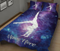 Ohaprints-Quilt-Bed-Set-Pillowcase-Gymnastics-Sport-Galaxy-Gift-Custom-Personalized-Name-Blanket-Bedspread-Bedding-1224-King (90'' x 100'')