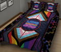 Ohaprints-Quilt-Bed-Set-Pillowcase-Lgbt-Lgbtq-Rainbow-Flag-Love-Is-Love-Love-Wins-Gift-For-Pride-Month-Blanket-Bedspread-Bedding-766-King (90'' x 100'')