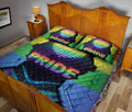 Ohaprints-Quilt-Bed-Set-Pillowcase-Lgbt-Lgbtq-Rainbow-Flag-Heart-Love-Is-Love-Love-Wins-Gift-For-Pride-Month-Blanket-Bedspread-Bedding-2464-Queen (80'' x 90'')