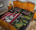 Ohaprints-Quilt-Bed-Set-Pillowcase-Veteran-Boots-Soldier-Backpack-Boost-Army-Military-Custom-Personalized-Name-Blanket-Bedspread-Bedding-1678-King (90'' x 100'')