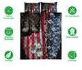 Ohaprints-Quilt-Bed-Set-Pillowcase-Soldier-Backpack-Boost-Veteran-Boots-Army-Military-Custom-Personalized-Name-Blanket-Bedspread-Bedding-2265-Double (70'' x 80'')