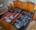 Ohaprints-Quilt-Bed-Set-Pillowcase-Soldier-Backpack-Boost-Veteran-Boots-Army-Military-Custom-Personalized-Name-Blanket-Bedspread-Bedding-2265-King (90'' x 100'')