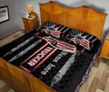 Ohaprints-Quilt-Bed-Set-Pillowcase-Trucker-Truck-Driver-Christian-Jesus-Cross-Us-Flag-Custom-Personalized-Name-Blanket-Bedspread-Bedding-1680-King (90'' x 100'')