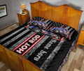 Ohaprints-Quilt-Bed-Set-Pillowcase-Hot-Rod-Lover-Christian-Jesus-Cross-American-Us-Flag-Custom-Personalized-Name-Blanket-Bedspread-Bedding-2267-King (90'' x 100'')