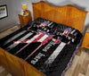 Ohaprints-Quilt-Bed-Set-Pillowcase-Football-Player-Christian-Jesus-Cross-American-Flag-Custom-Personalized-Name-Blanket-Bedspread-Bedding-2860-King (90&#39;&#39; x 100&#39;&#39;)