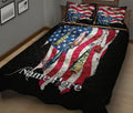 Ohaprints-Quilt-Bed-Set-Pillowcase-Fishing-Lure-American-Flag-Pattern-Fisherman-Gift-Custom-Personalized-Name-Blanket-Bedspread-Bedding-1952-King (90'' x 100'')