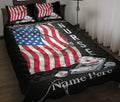 Ohaprints-Quilt-Bed-Set-Pillowcase-Nurse-Scrub-Life-American-Flag-Pattern-Custom-Personalized-Name-Blanket-Bedspread-Bedding-1953-Throw (55'' x 60'')