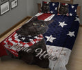 Ohaprints-Quilt-Bed-Set-Pillowcase-Black-Cat-American-Flag-Patriotic-Gift-For-Cat-Lover-Custom-Personalized-Name-Blanket-Bedspread-Bedding-1376-King (90'' x 100'')