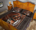 Ohaprints-Quilt-Bed-Set-Pillowcase-Brown-Horse-Gift-For-Horse-Lover-Cowboy-Cowgirl-Custom-Personalized-Name-Blanket-Bedspread-Bedding-1888-Queen (80'' x 90'')