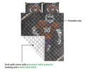 Ohaprints-Quilt-Bed-Set-Pillowcase-Football-Player-Gift-For-Sport-Lover-Grey-Custom-Personalized-Name-Number-Blanket-Bedspread-Bedding-1681-Queen (80'' x 90'')