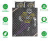 Ohaprints-Quilt-Bed-Set-Pillowcase-Football-Player-For-Sport-Lover-Yellow-Grey-Custom-Personalized-Name-Number-Blanket-Bedspread-Bedding-2861-Double (70&#39;&#39; x 80&#39;&#39;)