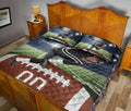 Ohaprints-Quilt-Bed-Set-Pillowcase-Football-Player-Field-Night-Sport-Lover-Gift-Custom-Personalized-Name-Number-Blanket-Bedspread-Bedding-510-King (90'' x 100'')