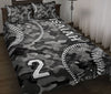 Ohaprints-Quilt-Bed-Set-Pillowcase-Baseball-Softball-Black-Camo-Pattern-Gift-Custom-Personalized-Name-Number-Blanket-Bedspread-Bedding-668-Throw (55&#39;&#39; x 60&#39;&#39;)