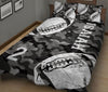 Ohaprints-Quilt-Bed-Set-Pillowcase-American-Football-Black-Camo-Pattern-Gift-Custom-Personalized-Name-Number-Blanket-Bedspread-Bedding-3022-King (90&#39;&#39; x 100&#39;&#39;)