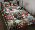 Ohaprints-Quilt-Bed-Set-Pillowcase-Dachshund-Weiner-Doxie-Dog-Christmas-Patchwork-Pattern-Gift-Blanket-Bedspread-Bedding-1226-Throw (55'' x 60'')