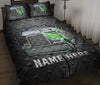 Ohaprints-Quilt-Bed-Set-Pillowcase-Green-Truck-Crack-Pattern-Trucker-Gift-Custom-Personalized-Name-Blanket-Bedspread-Bedding-3027-Throw (55&#39;&#39; x 60&#39;&#39;)