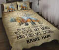 Ohaprints-Quilt-Bed-Set-Pillowcase-Bear-Into-The-Forest-I-Go-Vintage-Beige-Find-My-Soul-Custom-Personalized-Name-Blanket-Bedspread-Bedding-1106-Throw (55'' x 60'')