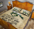 Ohaprints-Quilt-Bed-Set-Pillowcase-Horse-Girl-Cowgirl-Into-The-Forest-I-Go-Vintage-Beige-Custom-Personalized-Name-Blanket-Bedspread-Bedding-2870-King (90'' x 100'')