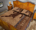 Ohaprints-Quilt-Bed-Set-Pillowcase-Football-Batter-Brown-Pattern-Gift-For-Sport-Lover-Custom-Personalized-Name-Blanket-Bedspread-Bedding-1691-King (90'' x 100'')