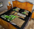 Ohaprints-Quilt-Bed-Set-Pillowcase-Trucker'S-Prayer-Green-Truck-Gift-For-Truck-Driver-Custom-Personalized-Name-Blanket-Bedspread-Bedding-2874-King (90'' x 100'')