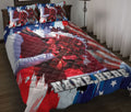 Ohaprints-Quilt-Bed-Set-Pillowcase-Cheerleader-American-Flag-Pattern-Sport-Gift-Custom-Personalized-Name-Number-Blanket-Bedspread-Bedding-1368-Throw (55'' x 60'')