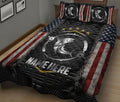 Ohaprints-Quilt-Bed-Set-Pillowcase-Fishing-Fisherman-Big-Bass-Fish-American-Flag-Pattern-Custom-Personalized-Name-Blanket-Bedspread-Bedding-2399-King (90'' x 100'')