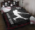 Ohaprints-Quilt-Bed-Set-Pillowcase-Baseball-Ball-Player-Black-Camo-Pattern-Sports-Gift-Custom-Personalized-Name-Number-Blanket-Bedspread-Bedding-3011-Throw (55'' x 60'')