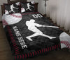 Ohaprints-Quilt-Bed-Set-Pillowcase-Baseball-Ball-Player-Black-Camo-Pattern-Sports-Gift-Custom-Personalized-Name-Number-Blanket-Bedspread-Bedding-3011-Throw (55&#39;&#39; x 60&#39;&#39;)