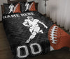 Ohaprints-Quilt-Bed-Set-Pillowcase-American-Football-Ball-Black-Camo-Pattern-Custom-Personalized-Name-Number-Blanket-Bedspread-Bedding-2994-Throw (55&#39;&#39; x 60&#39;&#39;)