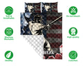 Ohaprints-Quilt-Bed-Set-Pillowcase-Baseball-Player-American-Flag-Crack-Pattern-Gift-Custom-Personalized-Name-Blanket-Bedspread-Bedding-1277-Double (70'' x 80'')