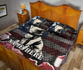 Ohaprints-Quilt-Bed-Set-Pillowcase-Baseball-Player-American-Flag-Crack-Pattern-Gift-Custom-Personalized-Name-Blanket-Bedspread-Bedding-1277-Queen (80'' x 90'')