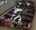Ohaprints-Quilt-Bed-Set-Pillowcase-Baseball-Player-American-Flag-Crack-Pattern-Gift-Custom-Personalized-Name-Blanket-Bedspread-Bedding-1277-King (90'' x 100'')