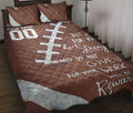 Ohaprints-Quilt-Bed-Set-Pillowcase-American-Football-Be-Strong-Ball-Pattern-Custom-Personalized-Name-Number-Blanket-Bedspread-Bedding-620-Throw (55'' x 60'')