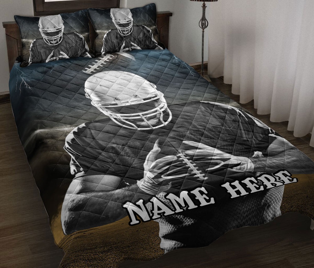 Ohaprints-Quilt-Bed-Set-Pillowcase-American-Football-Player-Sports-Unique-Gift-Custom-Personalized-Name-Blanket-Bedspread-Bedding-29-Throw (55'' x 60'')