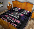 Ohaprints-Quilt-Bed-Set-Pillowcase-I'M-The-Crazy-Lady-Who-Drives-Big-Trucks-Trucker-Gift-Custom-Personalized-Name-Blanket-Bedspread-Bedding-178-Queen (80'' x 90'')