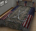 Ohaprints-Quilt-Bed-Set-Pillowcase-Fishing-Hook-Camo-Gift-For-Fishing-Lover-Fisherman-Custom-Personalized-Name-Blanket-Bedspread-Bedding-3-King (90'' x 100'')