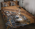 Ohaprints-Quilt-Bed-Set-Pillowcase-Deer-Hunting-Brown-Floral-Boho-Pattern-Gift-For-Deer-Hunting-Lover-Blanket-Bedspread-Bedding-2561-Throw (55'' x 60'')