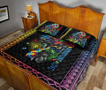 Ohaprints-Quilt-Bed-Set-Pillowcase-Autism-Awareness-Accept-Understand-Love-Rose-Flower-Floral-Boho-Pattern-Blanket-Bedspread-Bedding-2562-Queen (80'' x 90'')