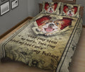 Ohaprints-Quilt-Bed-Set-Pillowcase-English-Bulldog-They-Steal-My-Heart-Floral-Pattern-Beige-Gift-For-Dog-Lover-Blanket-Bedspread-Bedding-1475-King (90'' x 100'')