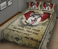 Ohaprints-Quilt-Bed-Set-Pillowcase-Husky-Sibir-Dog-They-Steal-My-Heart-Floral-Beige-Gift-For-Dog-Puppy-Pet-Lover-Blanket-Bedspread-Bedding-1476-King (90'' x 100'')